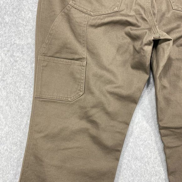 Duluth Pants‎ Womens 32x30 Brown Carpenter Hammer Loop Workwear Denim Utility - Picture 9 of 13